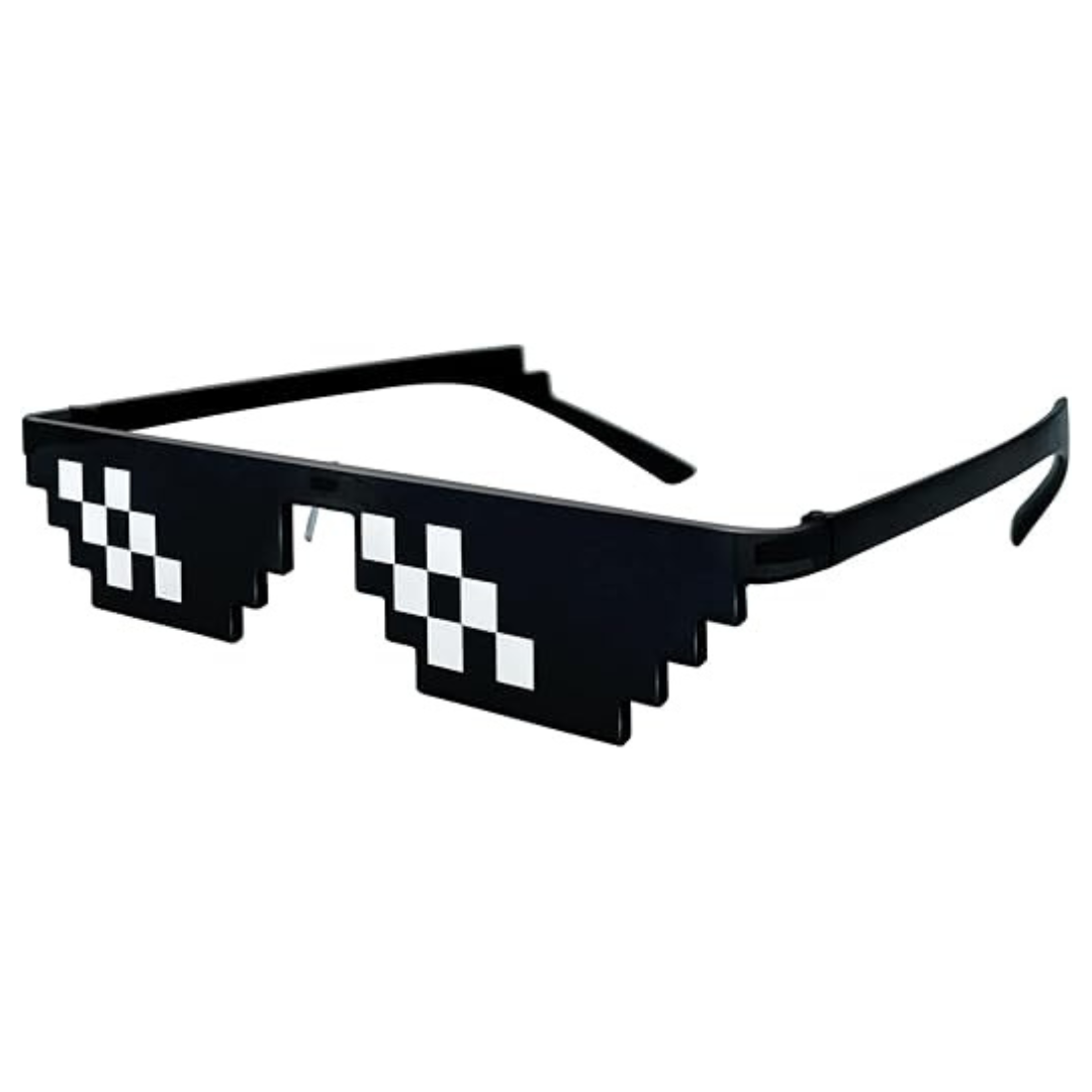 Gafas de sol pixeladas aesthetic
