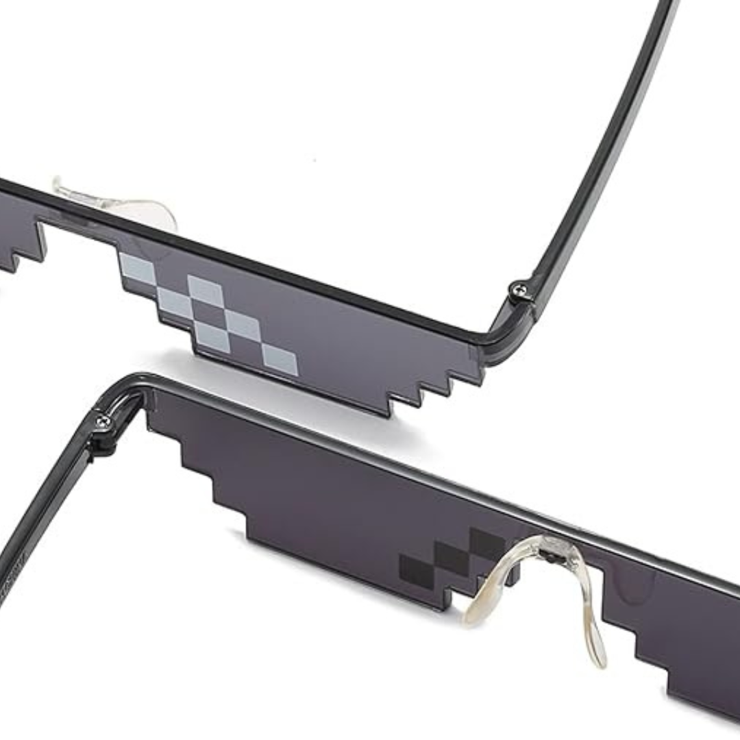 Gafas de sol pixeladas aesthetic
